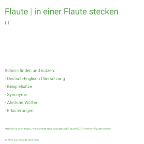 Wie schreibt man Flaute | in einer Flaute stecken? Bedeutung, Synonym, Antonym & Zitate.
