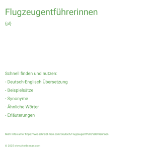 Wie schreibt man Flugzeugentführerinnen? Bedeutung, Synonym, Antonym & Zitate.