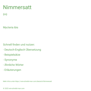 Wie schreibt man Nimmersatt? Bedeutung, Synonym, Antonym & Zitate.
