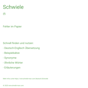 Wie schreibt man Schwiele? Bedeutung, Synonym, Antonym & Zitate.
