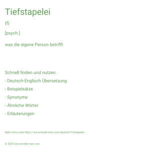 Wie schreibt man Tiefstapelei? Bedeutung, Synonym, Antonym & Zitate.