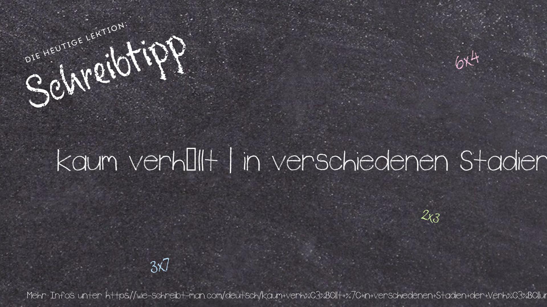 Schreibtipp kaum verhüllt | in verschiedenen Stadien der Verhüllung